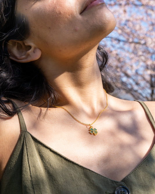 Emerald Four-Leaf Clover